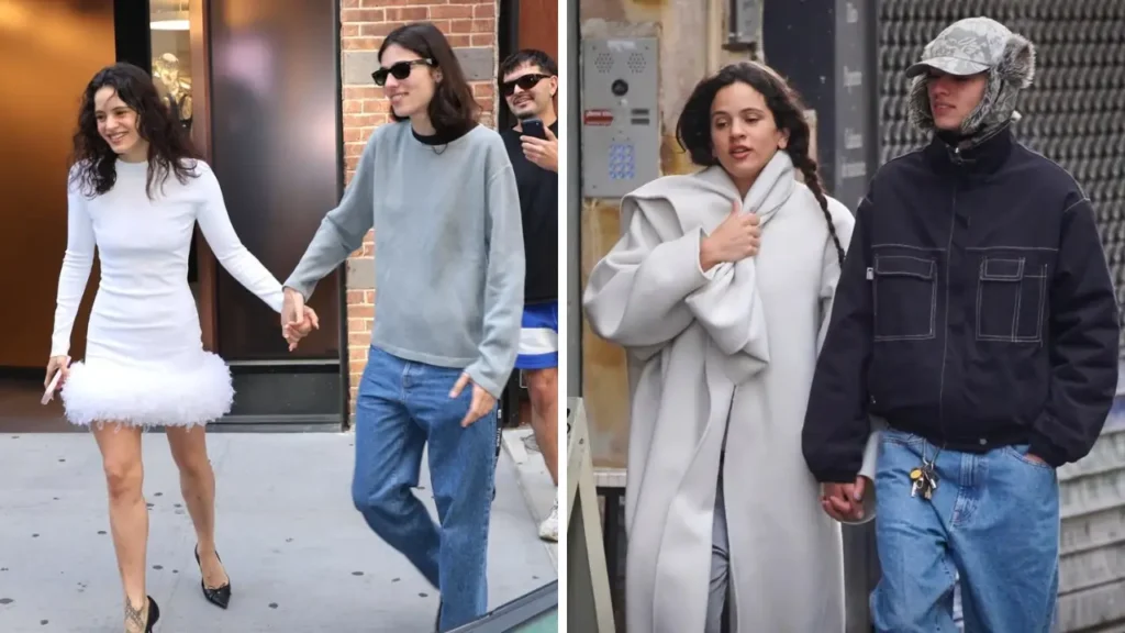 Rosalía y Loli Bahia hacen público su romance con un beso en Nueva York